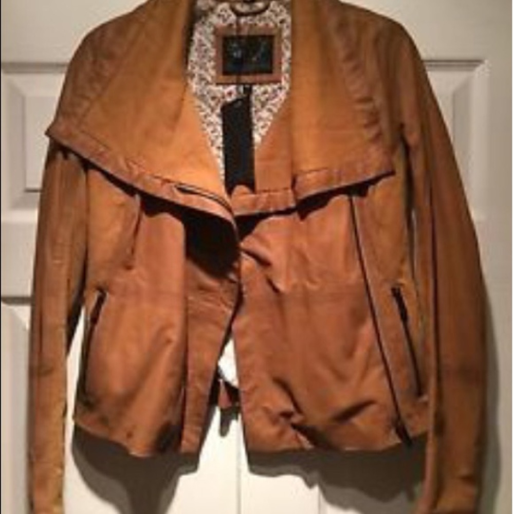Bod and Christensen suede leather jacket
